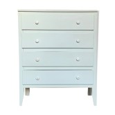Commode vintage vert menthe
