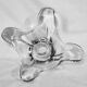 Crystal candlestick from Bayel, flower petal shape A559
