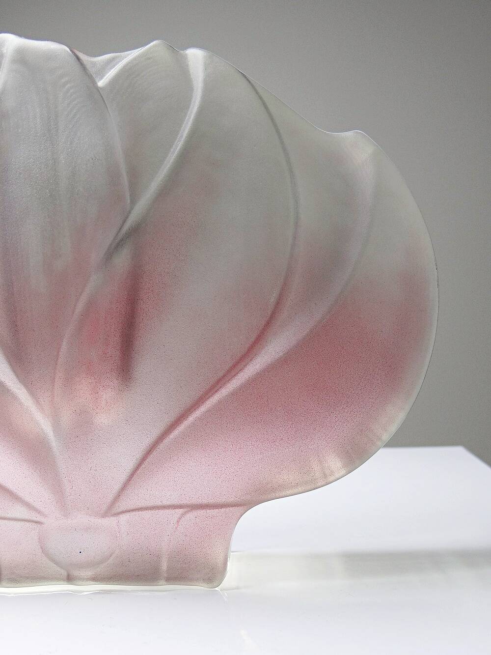 Vase soliflore lotus Walther Glas vintage Allemagne années 70