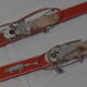Paire de ski ancien en bois