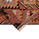 Turkish Handwoven Vintage Herki Kilim 86 cm x 303 cm