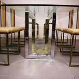 Italian dining room set by Renato Zevi from the 70's