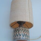 Small ceramic table lamp Vallauris signed YC Yves Clément