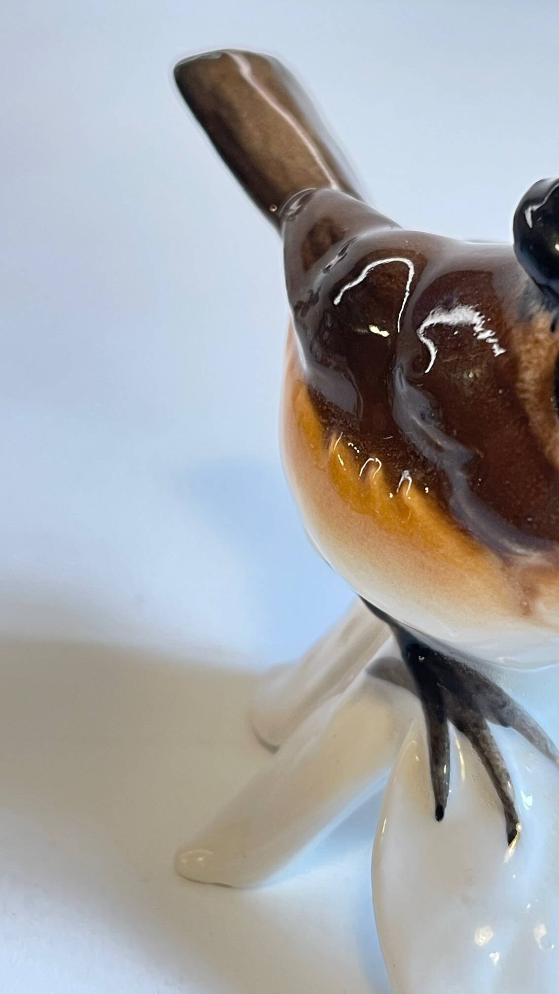 Small bird vintage german porcelain