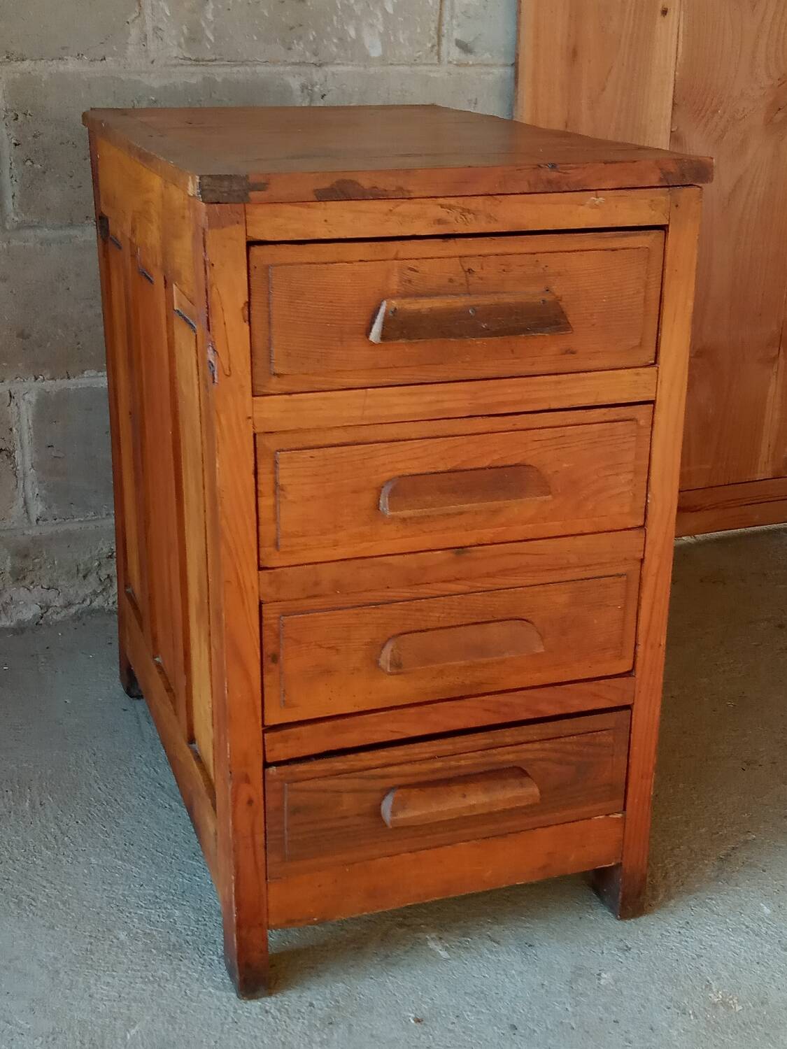 Antique office furniture, 4 drawers