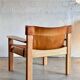 Leather lounge chair 'Natura', Karin Mobring, Ikea, Sweden, 70s