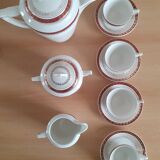 Ceranord coffee service, Saint Amand, Empire model