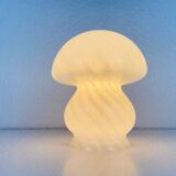 Pair of mushroom glass lamps from Murano Vetri dArte, Italy 70s