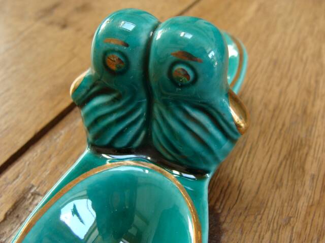Art Deco salt and pepper set with ducks