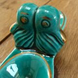 Serviteur sel et poivre art déco aux canards