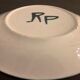 Flat glazed ceramic plate by Robert Picault, Vallauris 1960