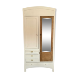 Vintage wardrobe with mirror