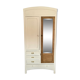 Vintage wardrobe with mirror