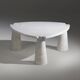 White Carrara Marble Eros Coffee Table by Angelo Mangiarotti for Skipper, 1990s