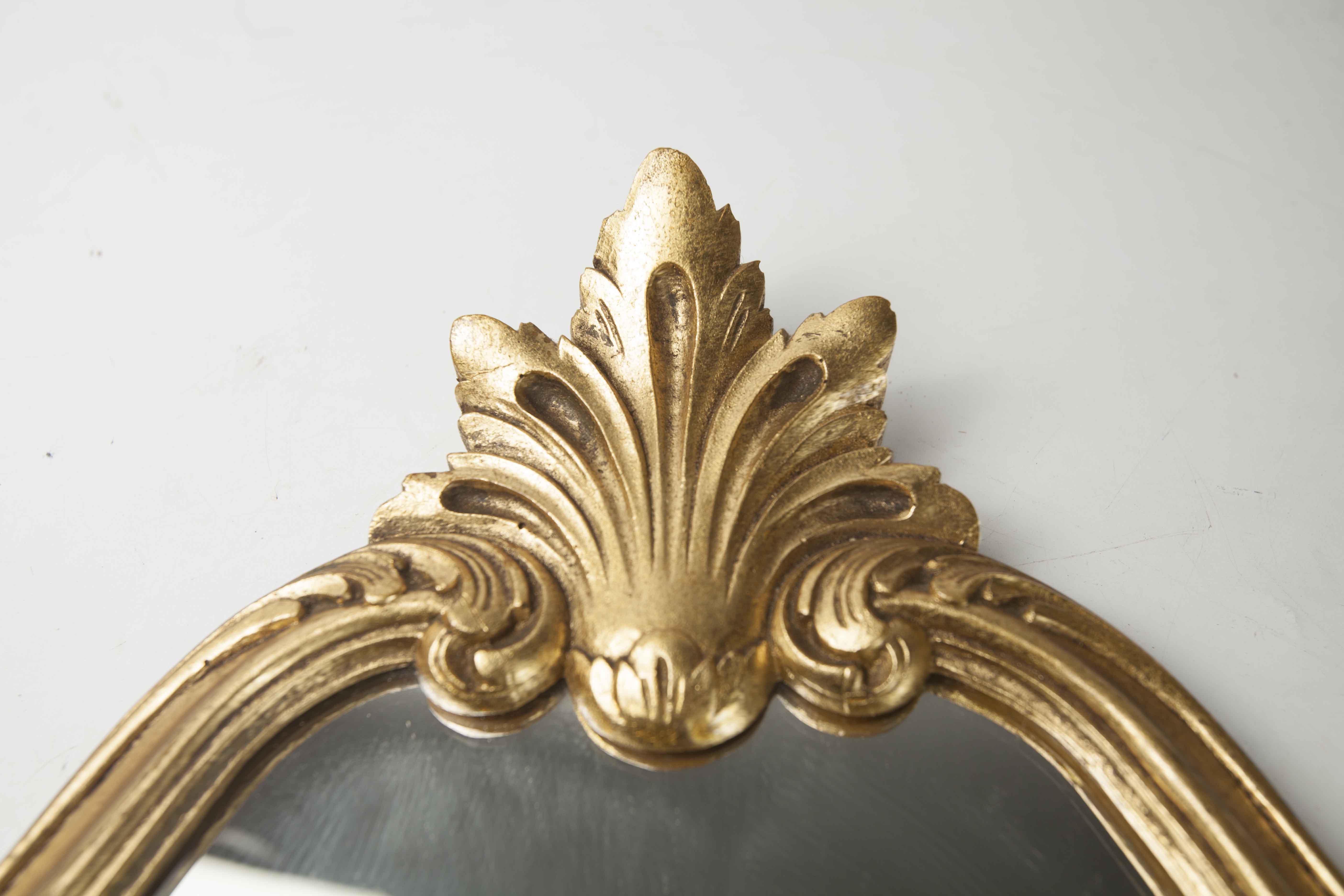 Baroque golden mirror 51x33 1930