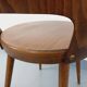 Chaise Mondor vintage de marque Baumann en bois des années 60