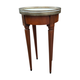 Gueridon table d'appoint ancienne plateau marbre vintage xxeme