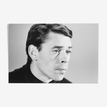 Photograph Jacques Brel print on barium paper 300g after original negative