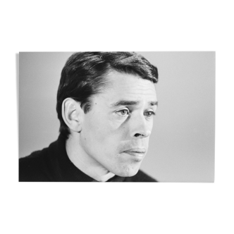 Photograph Jacques Brel print on barium paper 300g after original negative