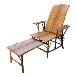 Chaise longue transat