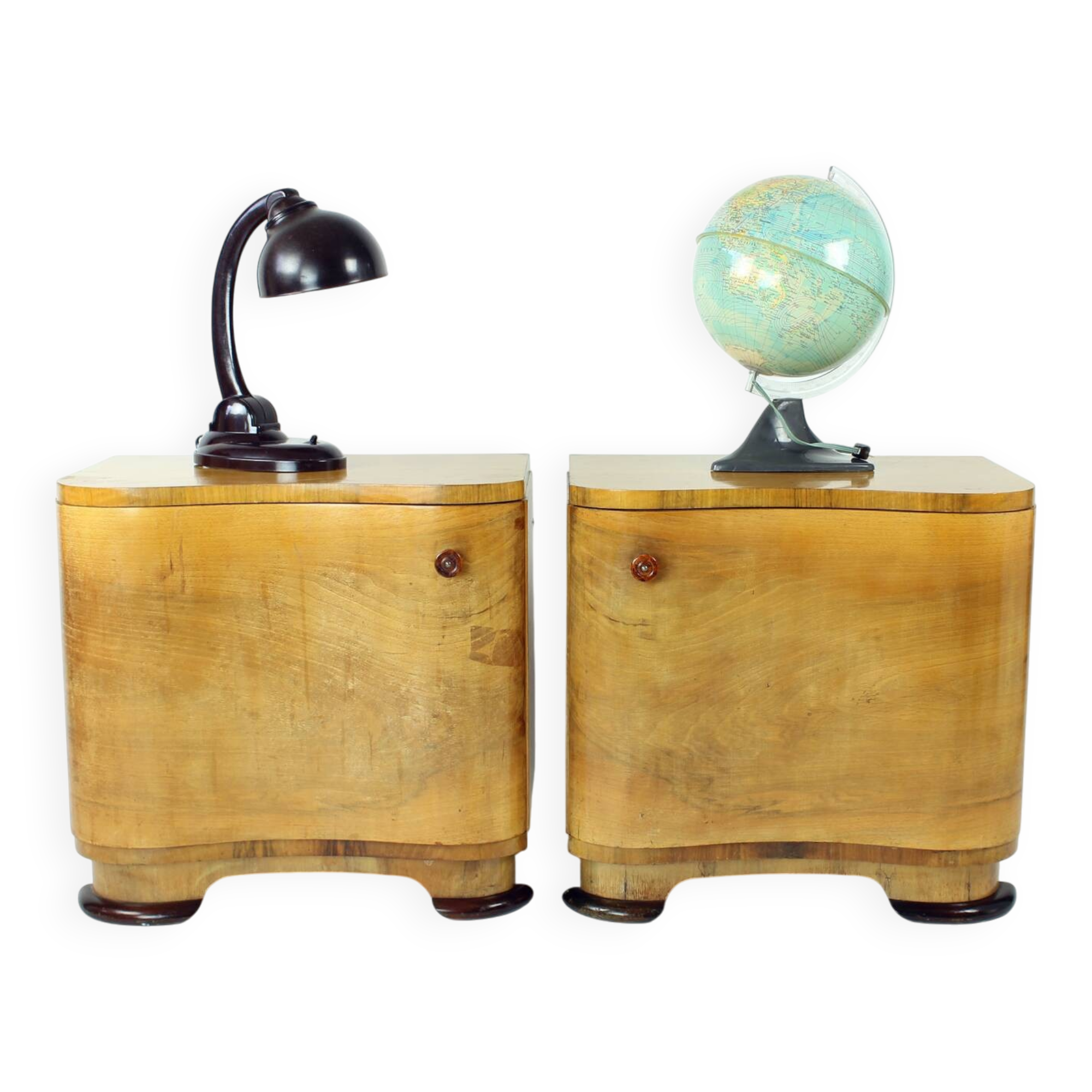 Tables de chevet Art Déco de Jindřich Halabala pour UP Závody, 1930