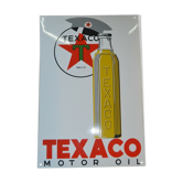 Plaque émaillée Texaco