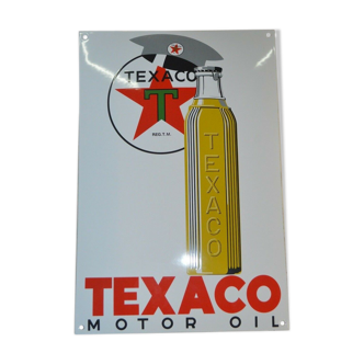 Texaco enamelplate