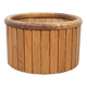 Vintage Oak Indoor Planter, Denmark, 1960s