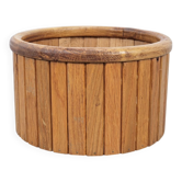 Vintage Oak Indoor Planter, Denmark, 1960s