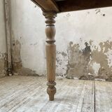 2m walnut drapery farmhouse table