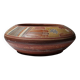 Vintage pre-Columbian style handcrafted ceramic decorative bowl
