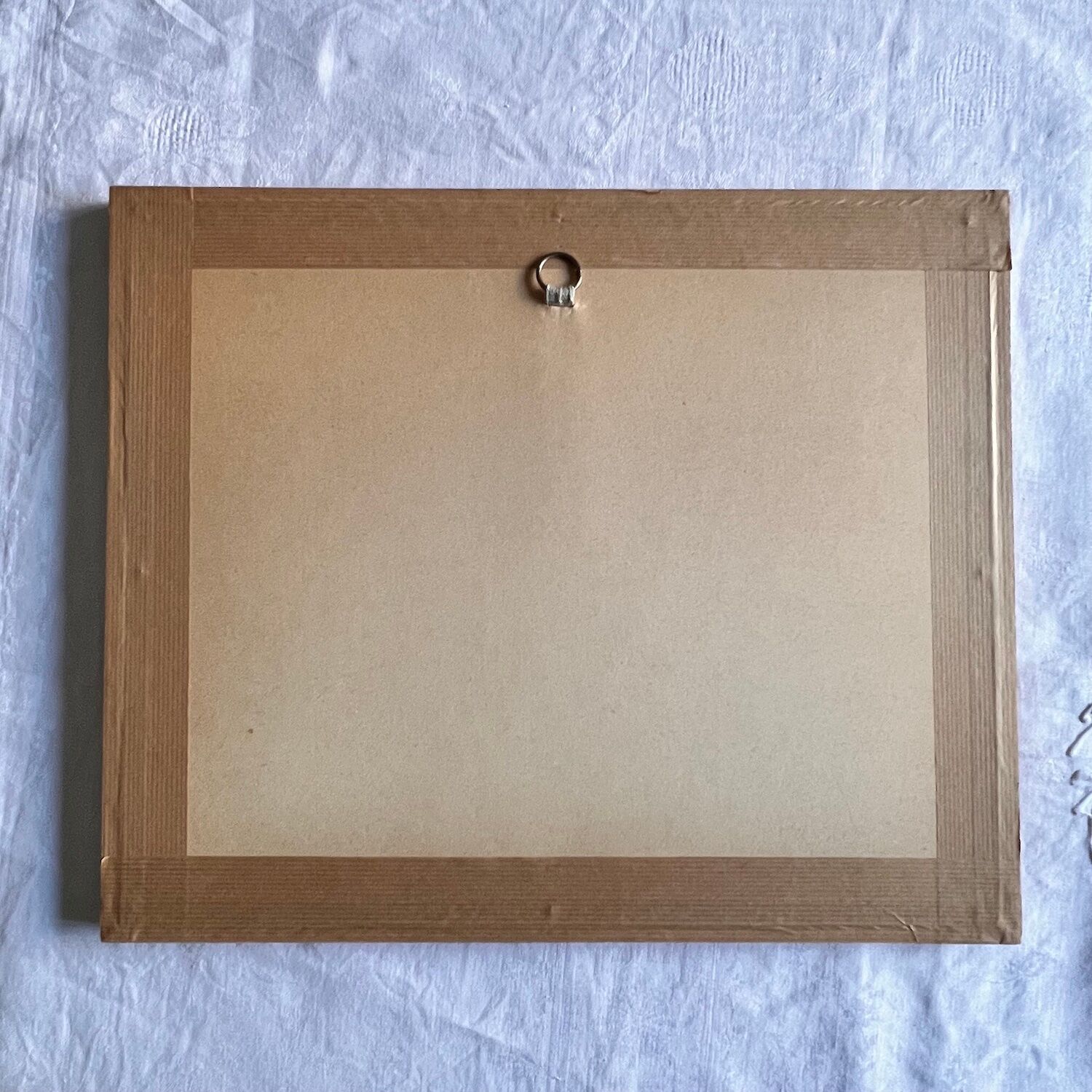 Watercolor framed countryside landscape