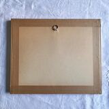 Watercolor framed countryside landscape