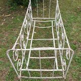 Old wrought iron bed