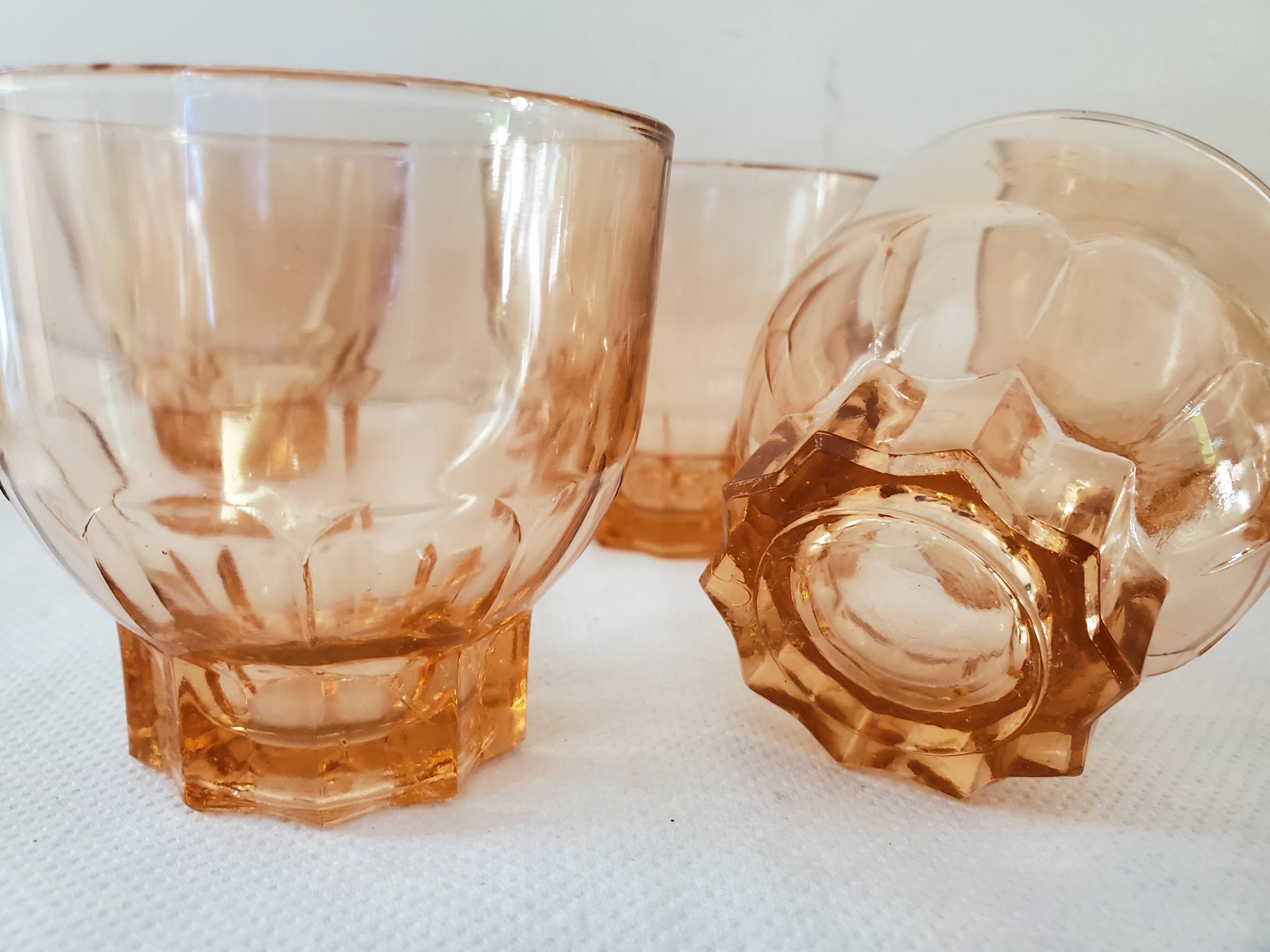 Amber glasses 50's