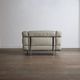 Cassina LC3 armchair by Le Corbusier in leather, Italy 1980s