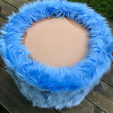 Vintage moumoute pouf