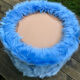Vintage moumoute pouf