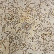 5x9 Ivory & Cream Oriental Persian Rug, Vintage Classic Home Decor Carpet