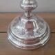 Paire de bougeoirs en argenture 1900