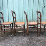 Louis Philippe style beech chairs