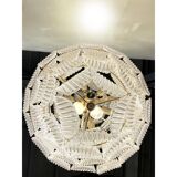 Luxury Imperial Transparent Diamanted Petals Murano Glass Chandelier – Simo