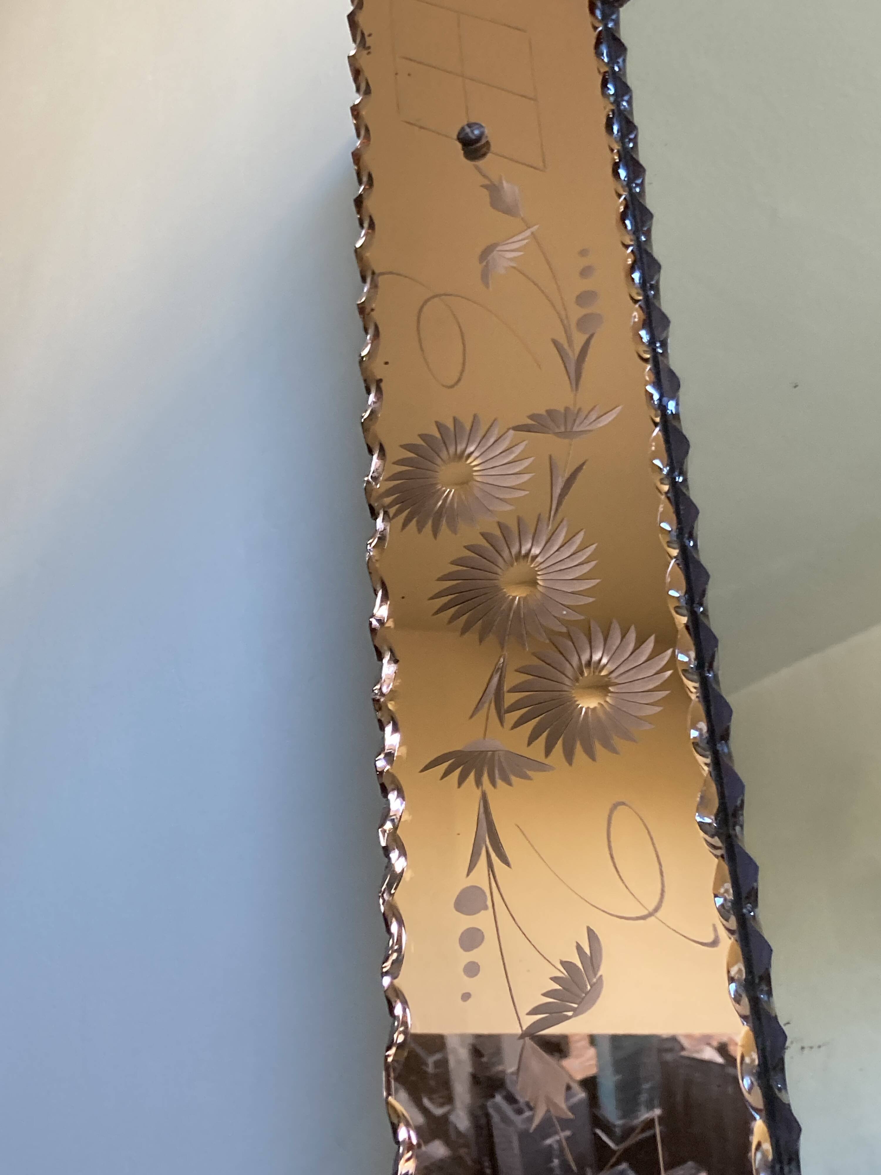 Miroir fumé à parcloses