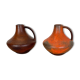 Set of 2 Fat Lava Pottery Vases Heinz Siery Carstens Tönnieshof, Germany, 1970s