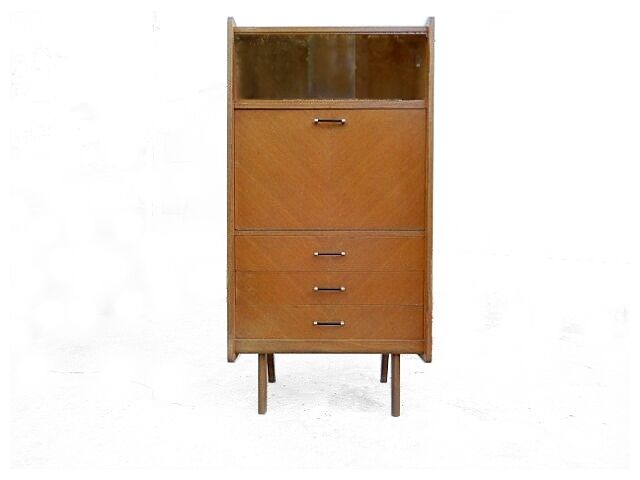 Vintage secretary 1950 clear solid wood
