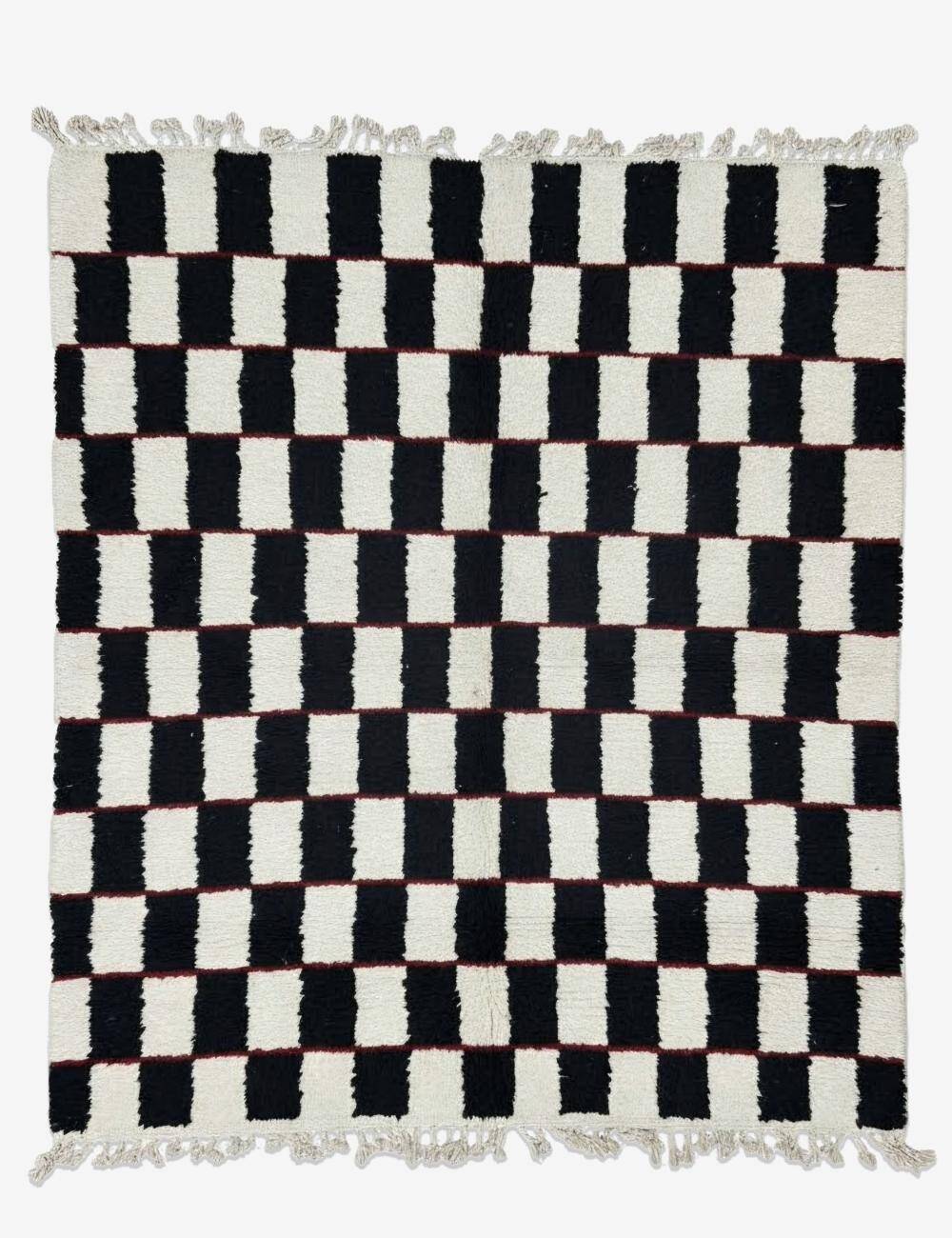 Berber Checkered Rug - 306 x 250 cm