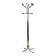 Vintage Chrome Standing Coat Rack Space Age Design 1970s