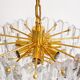 Murano glass and brass 'Palazzo' chandelier by Kalmar