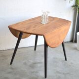 Ercol drop-leaf dining table * 125 cm