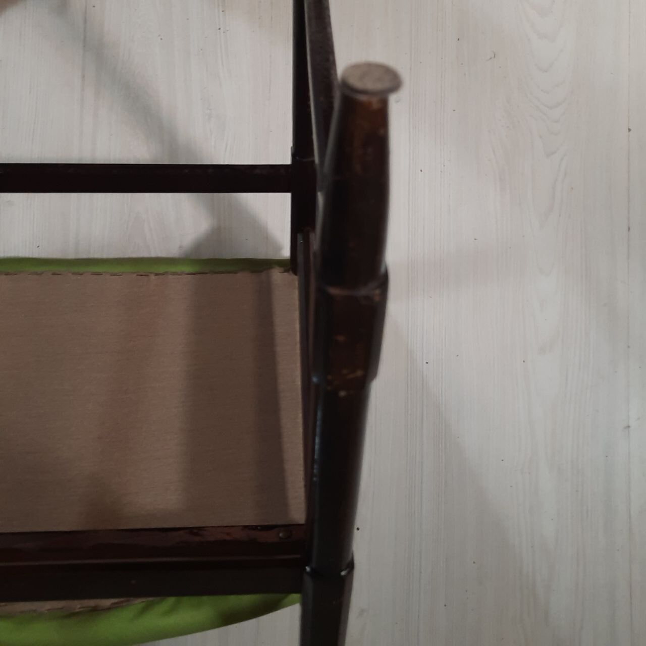 Six 50's chairs - varnished wood